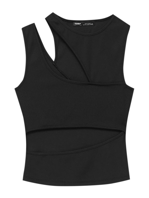 Pull&Bear Pull&Bear Топ  черно