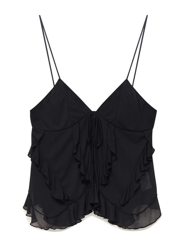 Pull&Bear Pull&Bear Топ  черно