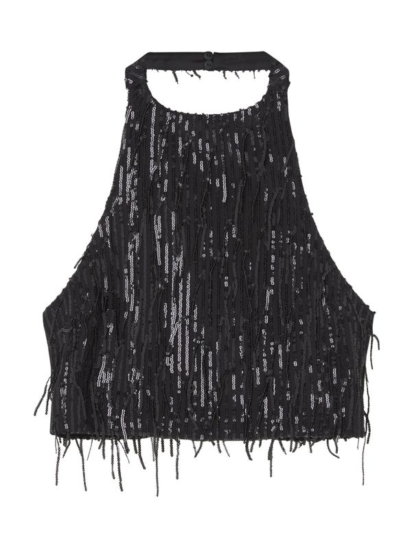 Pull&Bear Pull&Bear Топ  черно