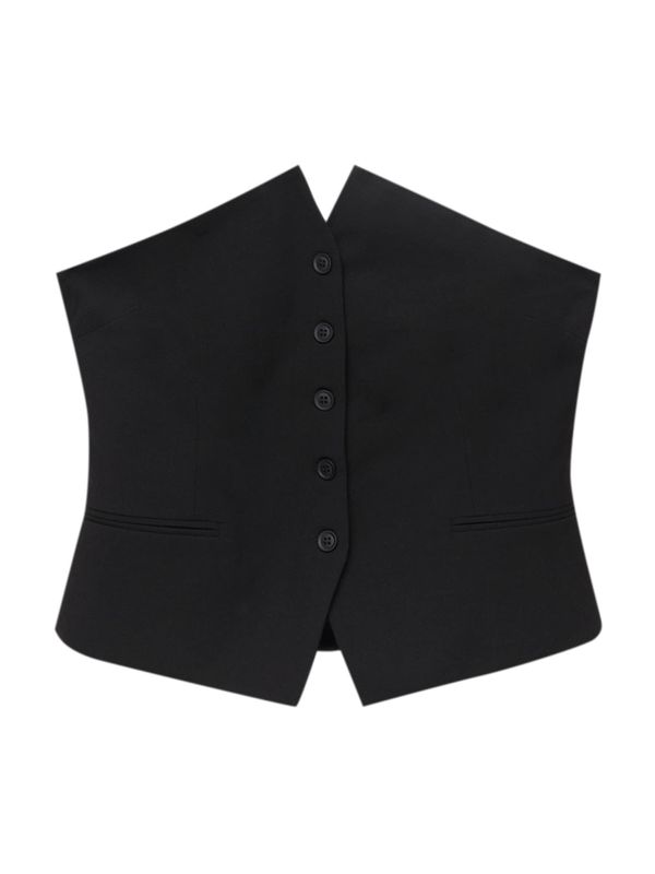 Pull&Bear Pull&Bear Топ  черно