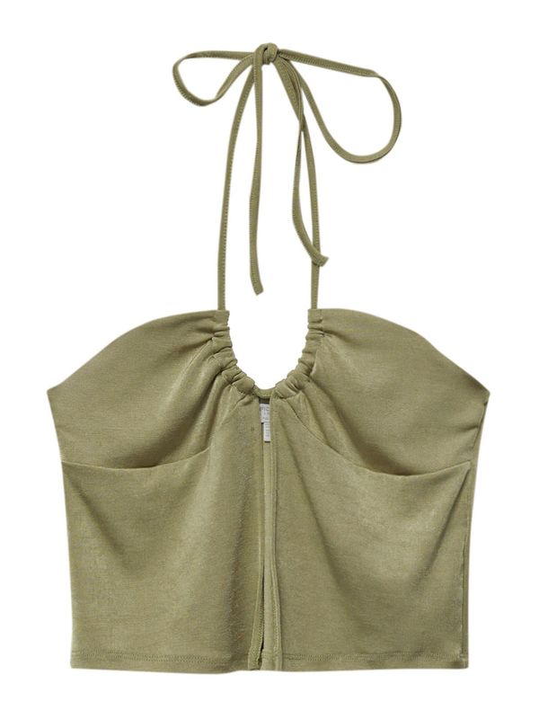 Pull&Bear Pull&Bear Топ  маслина