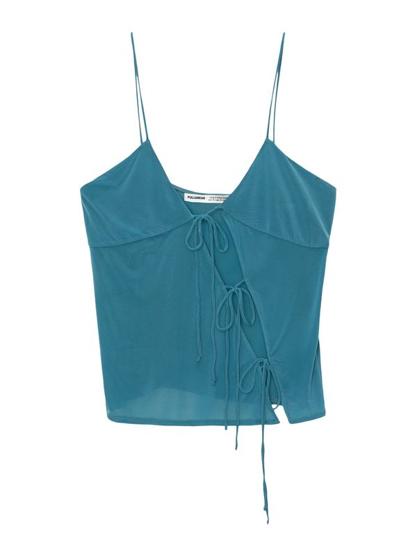 Pull&Bear Pull&Bear Топ  нефритено зелено