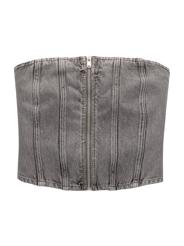 Pull&Bear Pull&Bear Топ  сив деним