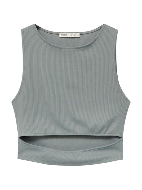 Pull&Bear Pull&Bear Топ  смарагдово зелено