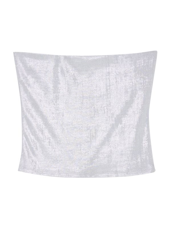 Pull&Bear Pull&Bear Топ  сребърно