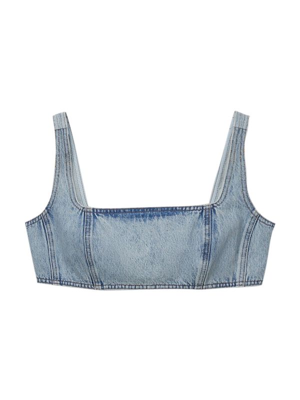 Pull&Bear Pull&Bear Топ  светлосиньо