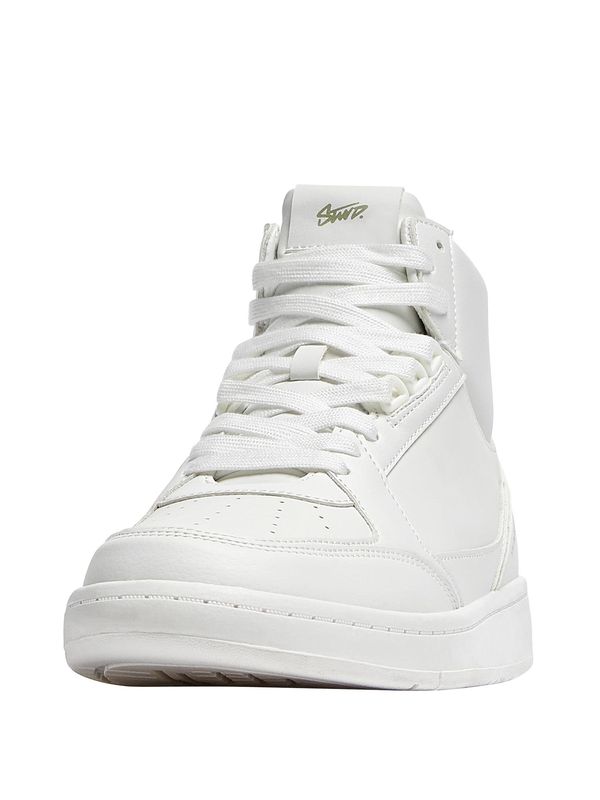 Pull&Bear Pull&Bear Високи маратонки  бяло