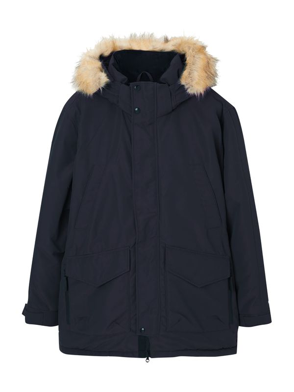 Pull&Bear Pull&Bear Зимна парка  бежово / морскосиньо