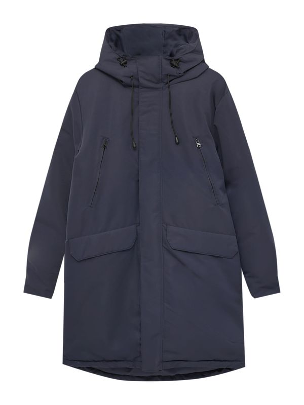 Pull&Bear Pull&Bear Зимно палто  нейви синьо