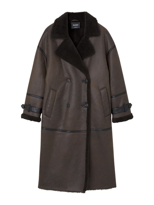 Pull&Bear Pull&Bear Зимно палто  шоколад