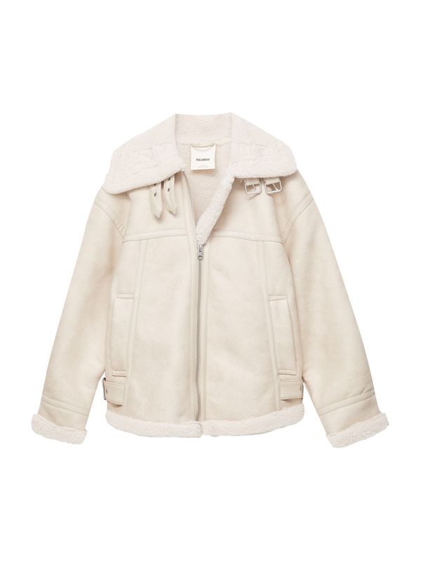 Pull&Bear Pull&Bear Зимно яке  кремаво