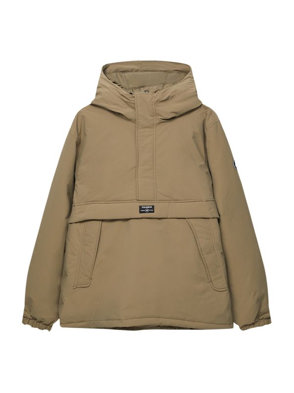 Pull&Bear Pull&Bear Зимно яке  маслина / черно