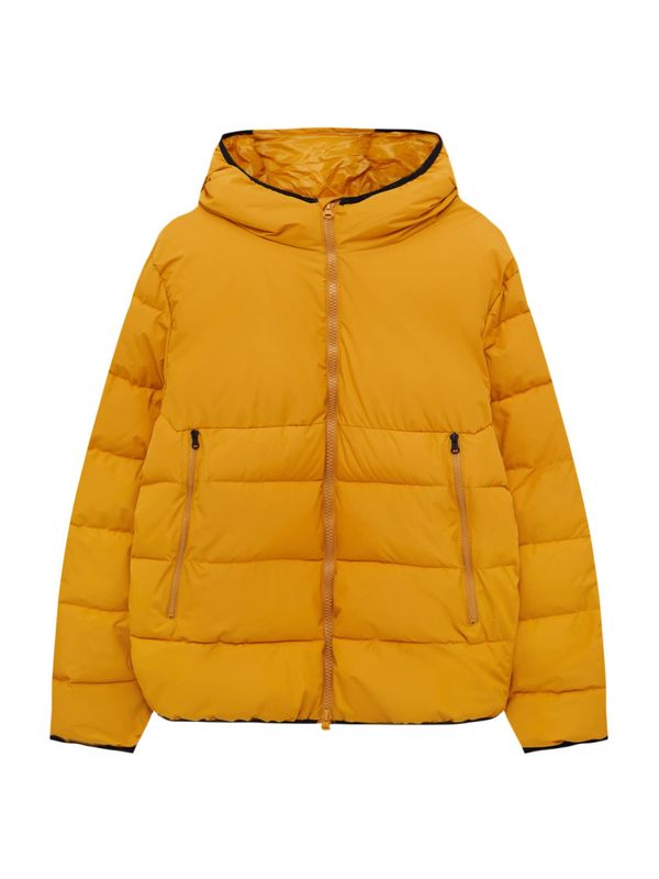 Pull&Bear Pull&Bear Зимно яке  мед / черно