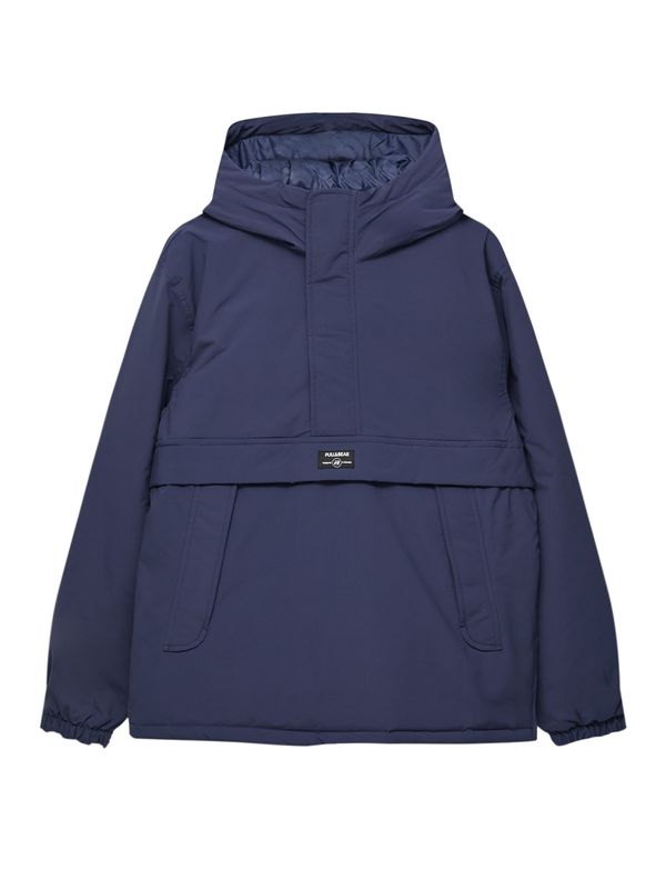 Pull&Bear Pull&Bear Зимно яке  нейви синьо / черно / бяло