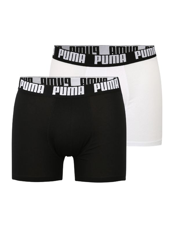 PUMA PUMA Боксерки  черно / бяло