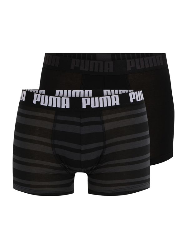 PUMA PUMA Боксерки  сиво / черно / бяло