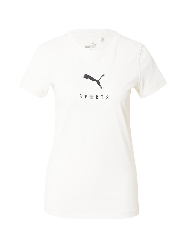 PUMA PUMA Функционална тениска  черно / бяло