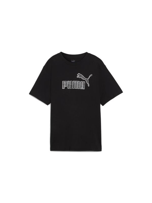 PUMA PUMA Функционална тениска  черно / бяло