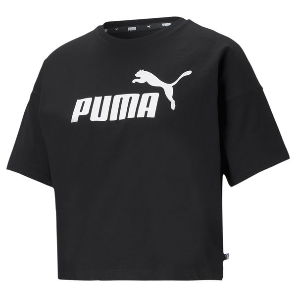 PUMA PUMA Функционална тениска  черно / бяло
