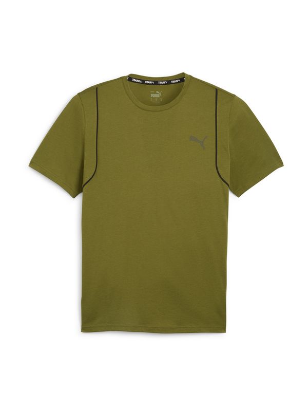 PUMA PUMA Функционална тениска 'Concept'  маслина / светлозелено / бяло