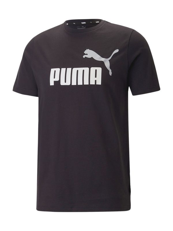 PUMA PUMA Функционална тениска 'Essentials'  черно / бяло