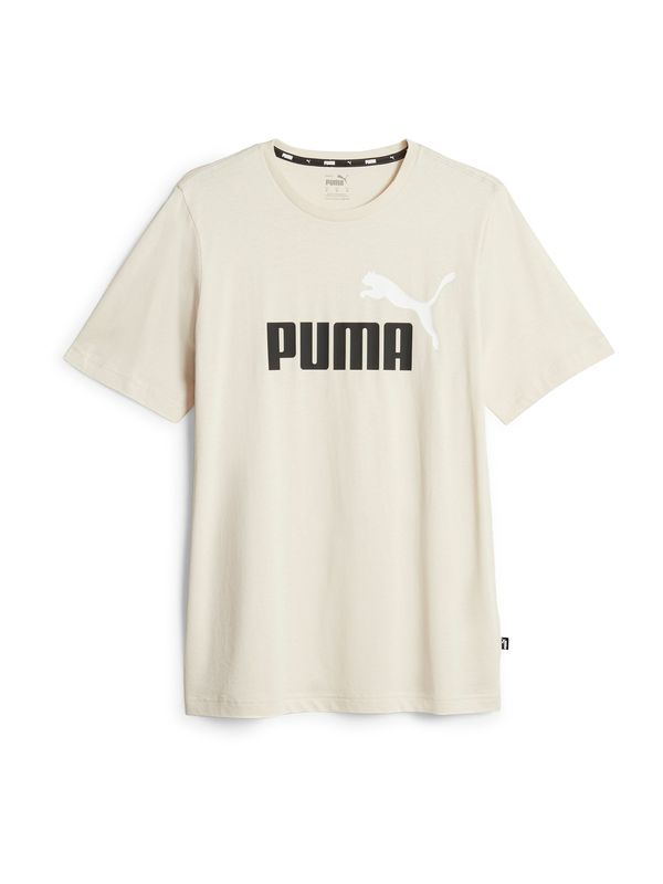 PUMA PUMA Функционална тениска 'Essentials'  черно / бяло / мръсно бяло