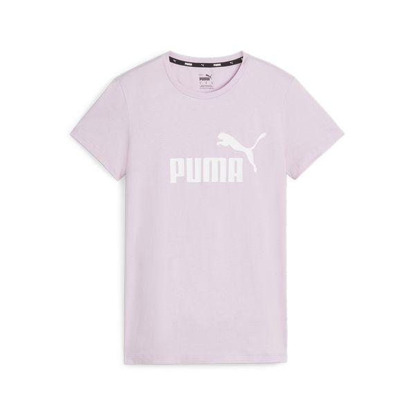 PUMA PUMA Функционална тениска 'Essentials'  люляк / бяло
