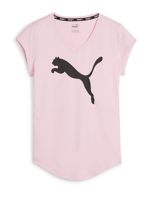 PUMA PUMA Функционална тениска 'Favorite Heather'  светлорозово / черно