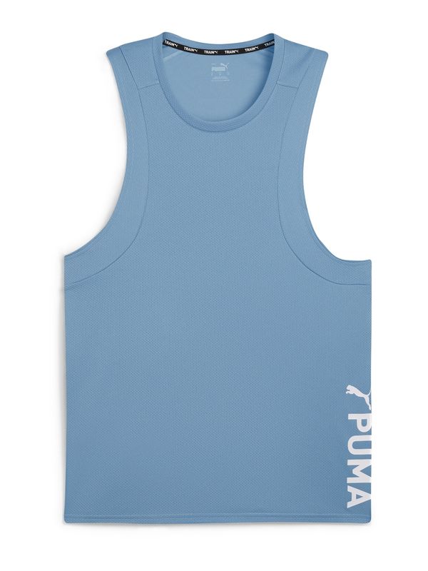 PUMA PUMA Функционална тениска 'Fit Full Ultrabreathe'  светлосиньо / бяло