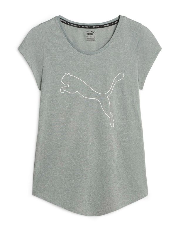 PUMA PUMA Функционална тениска 'HEATHER'  опушено синьо / бяло