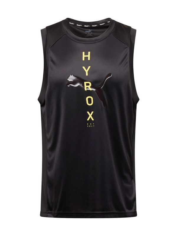 PUMA PUMA Функционална тениска 'Hyrox'  жълто / черно