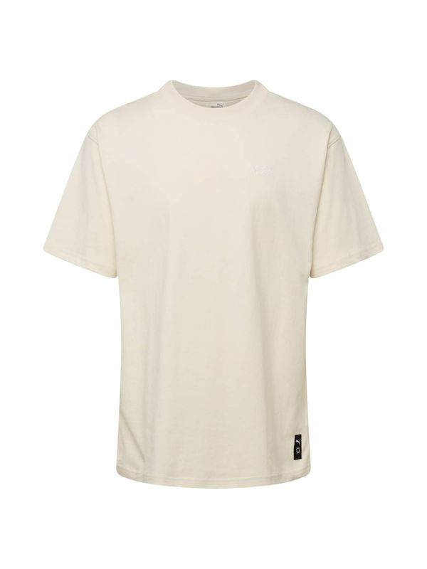 PUMA PUMA Функционална тениска 'Jaws'  черно / мръсно бяло