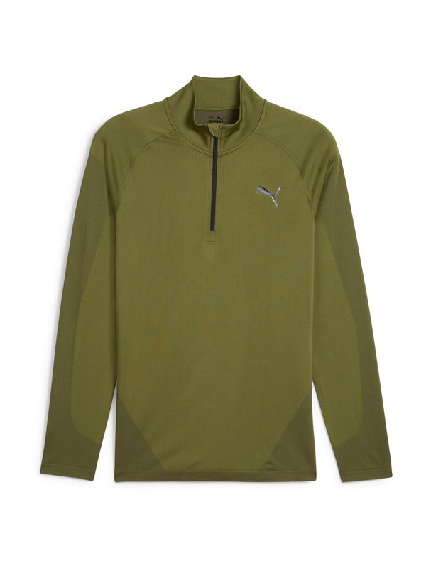 PUMA PUMA Функционална тениска  маслина / черно