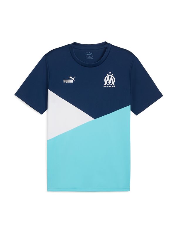 PUMA PUMA Функционална тениска 'Olympique de Marseille'  морскосиньо / светлосиньо / бяло