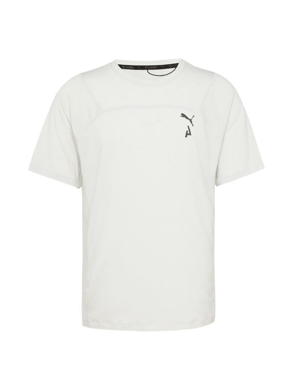 PUMA PUMA Функционална тениска 'SEASONS'  светлосиво / черно