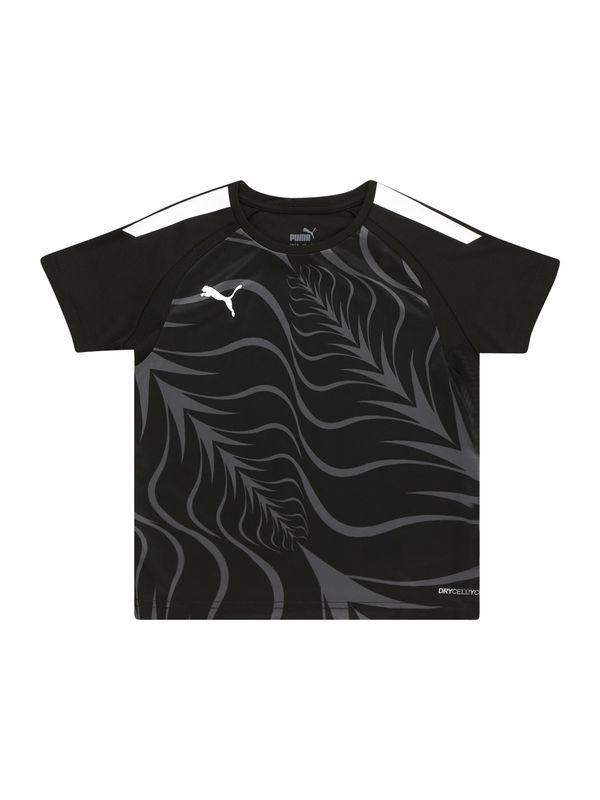 PUMA PUMA Функционална тениска  сиво / черно / бяло