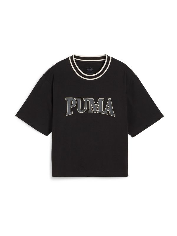 PUMA PUMA Функционална тениска 'Squad'  тъмносиво / черно / бяло