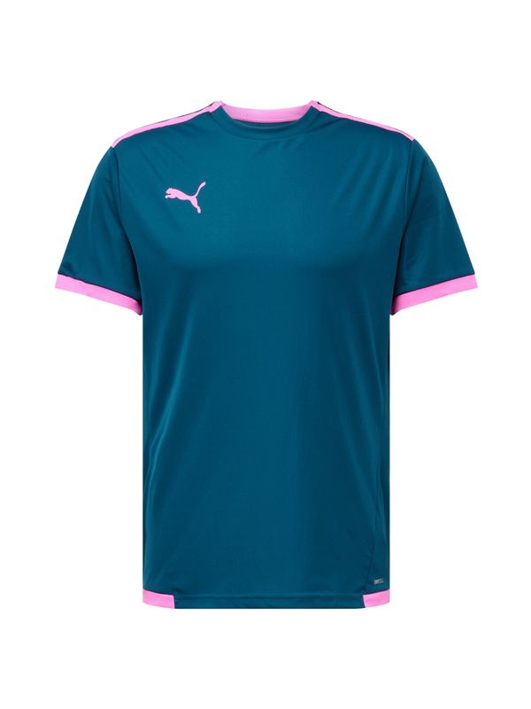 PUMA PUMA Функционална тениска 'TeamLIGA'  синьо / еосин / сребърно