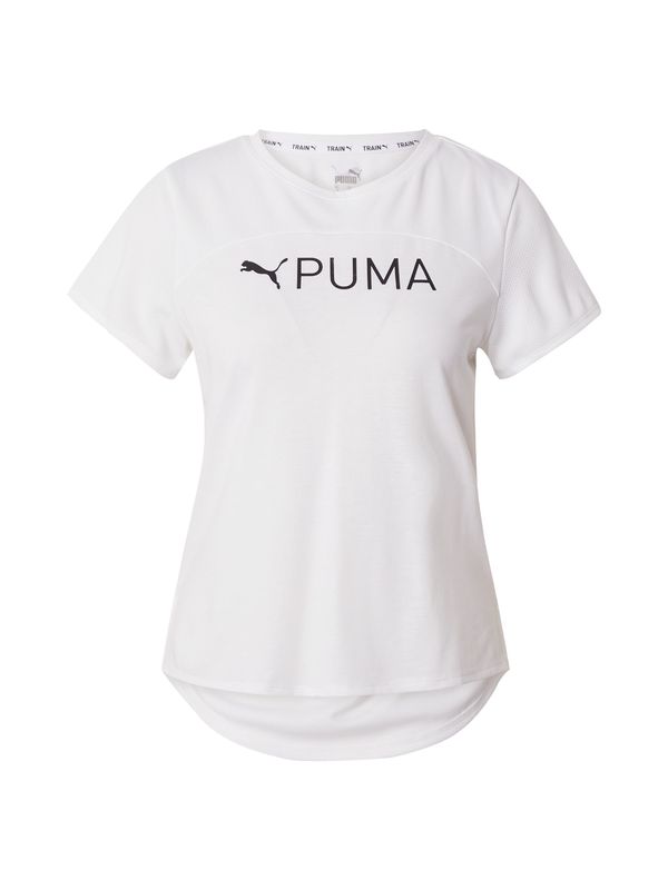 PUMA PUMA Функционална тениска 'Ultrabreathe'  черно / бяло