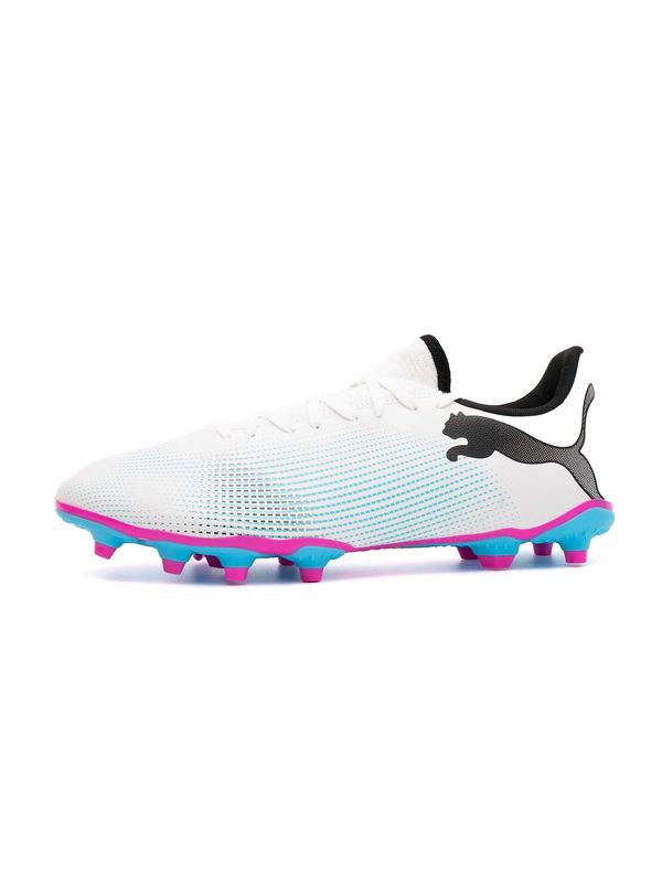 PUMA PUMA Футболни обувки 'Future 7 Play'  светлосиньо / розово / черно / бяло