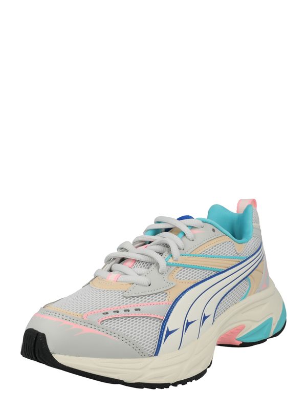 PUMA PUMA Ниски маратонки 'Morphic'  бежово / аквамарин / сиво / бледорозово