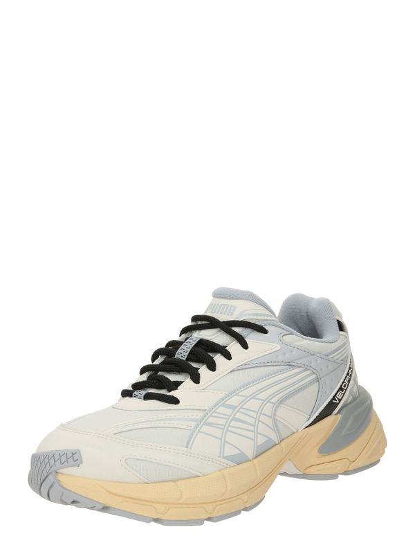 PUMA PUMA Ниски маратонки 'Velophasis Earth'  светлосиво / бяло