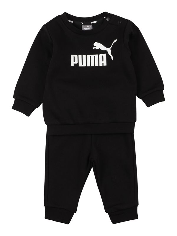 PUMA PUMA Облекло за бягане 'Minicats'  черно / бяло