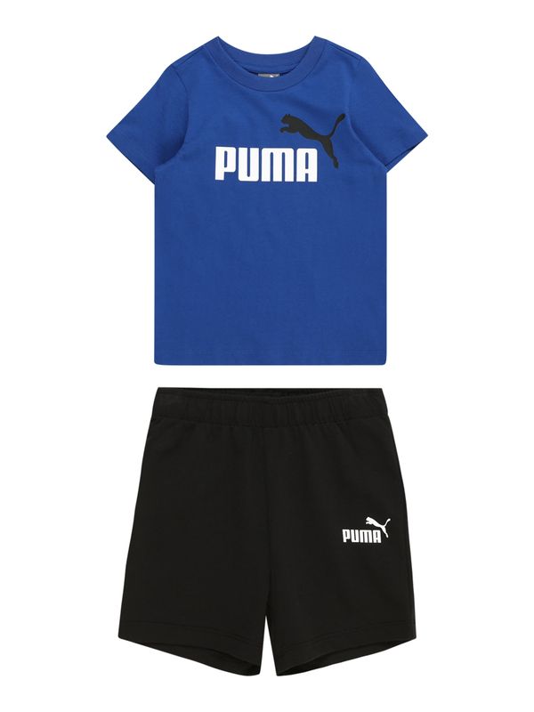 PUMA PUMA Облекло за бягане  синьо / черно / бяло