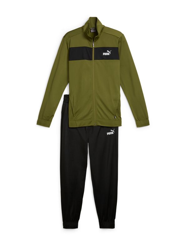 PUMA PUMA Облекло за трениране 'Poly'  маслина / черно / бяло