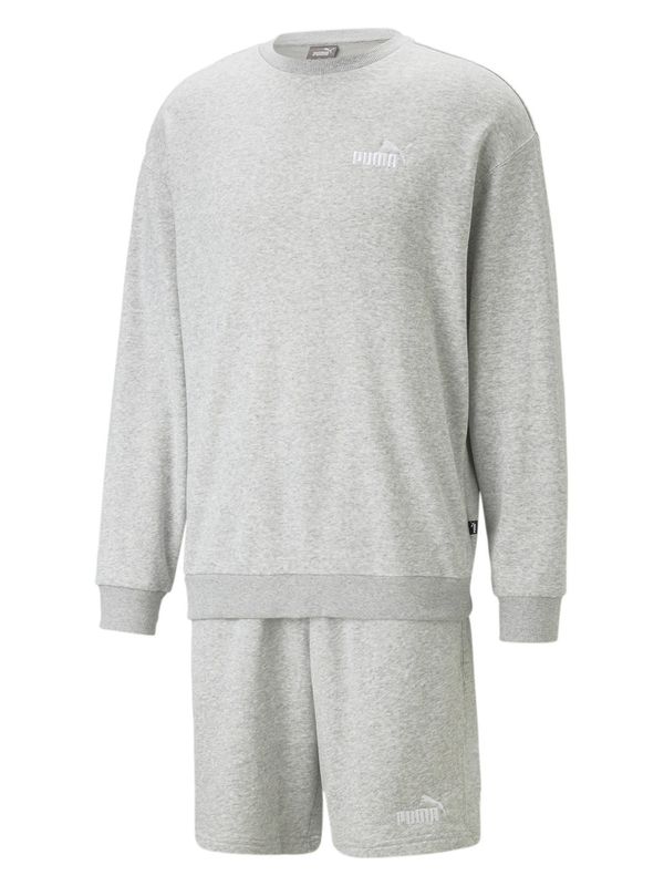 PUMA PUMA Облекло за трениране  светлосиво / бяло