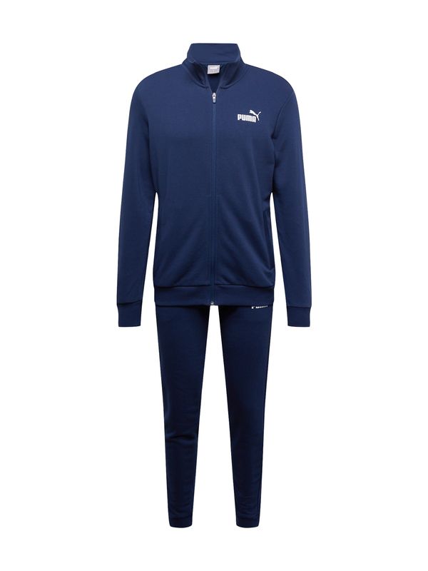 PUMA PUMA Облекло за трениране  тъмносиньо / бяло