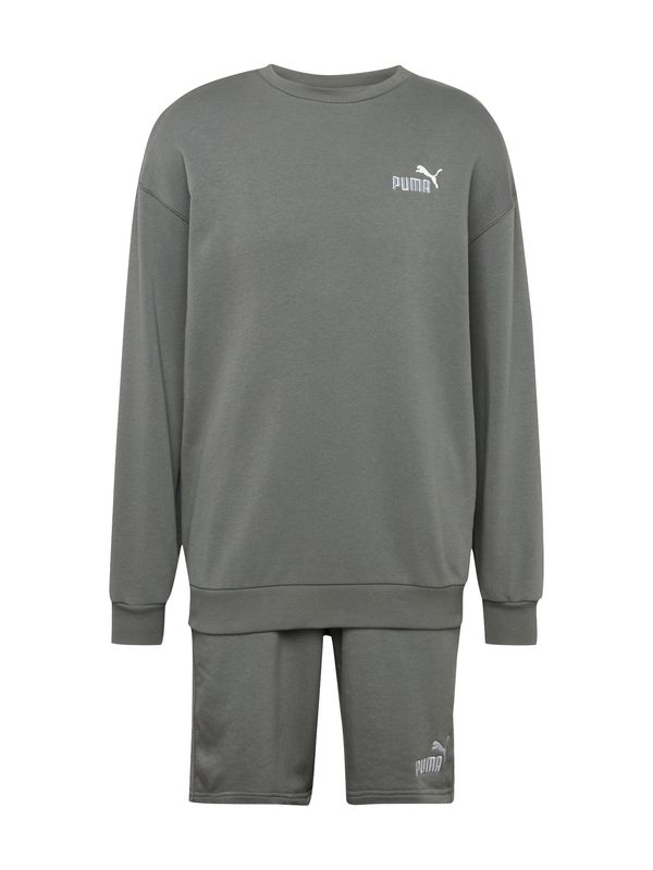 PUMA PUMA Облекло за трениране  тъмносиво / бяло