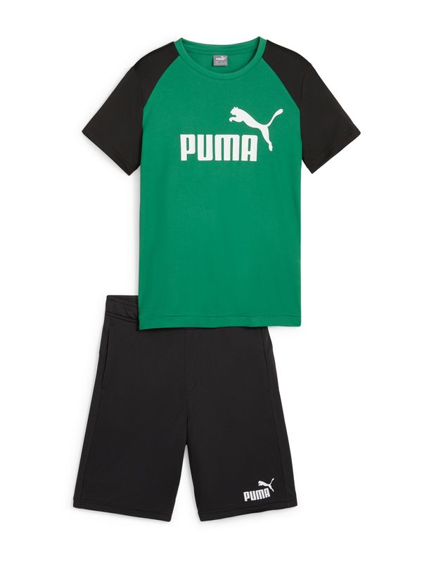 PUMA PUMA Облекло за трениране  зелено / черно / бяло