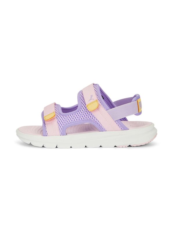 PUMA PUMA Отворени обувки 'Evolve'  жълто / светлолилаво / бледорозово